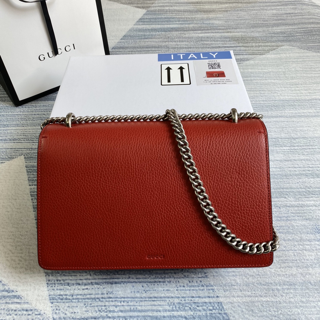 Gucci Dionysus Small Shoulder Bag 400249 Red